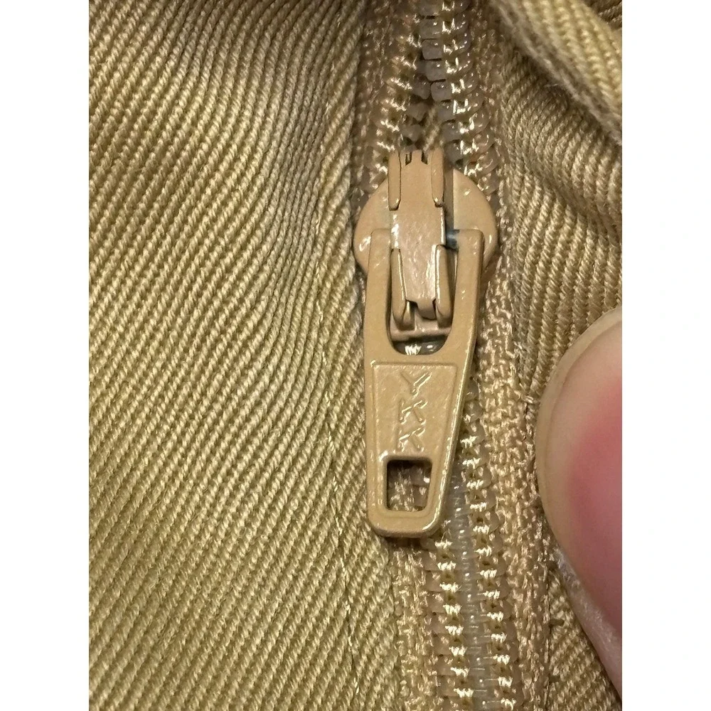 Brooks Brothers Mens 40x30 Khaki Pleated Chinos Cotton Cuffed Pants‎ Tan